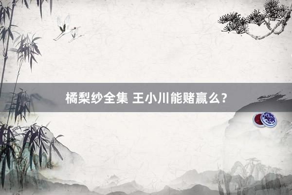 橘梨纱全集 王小川能赌赢么？